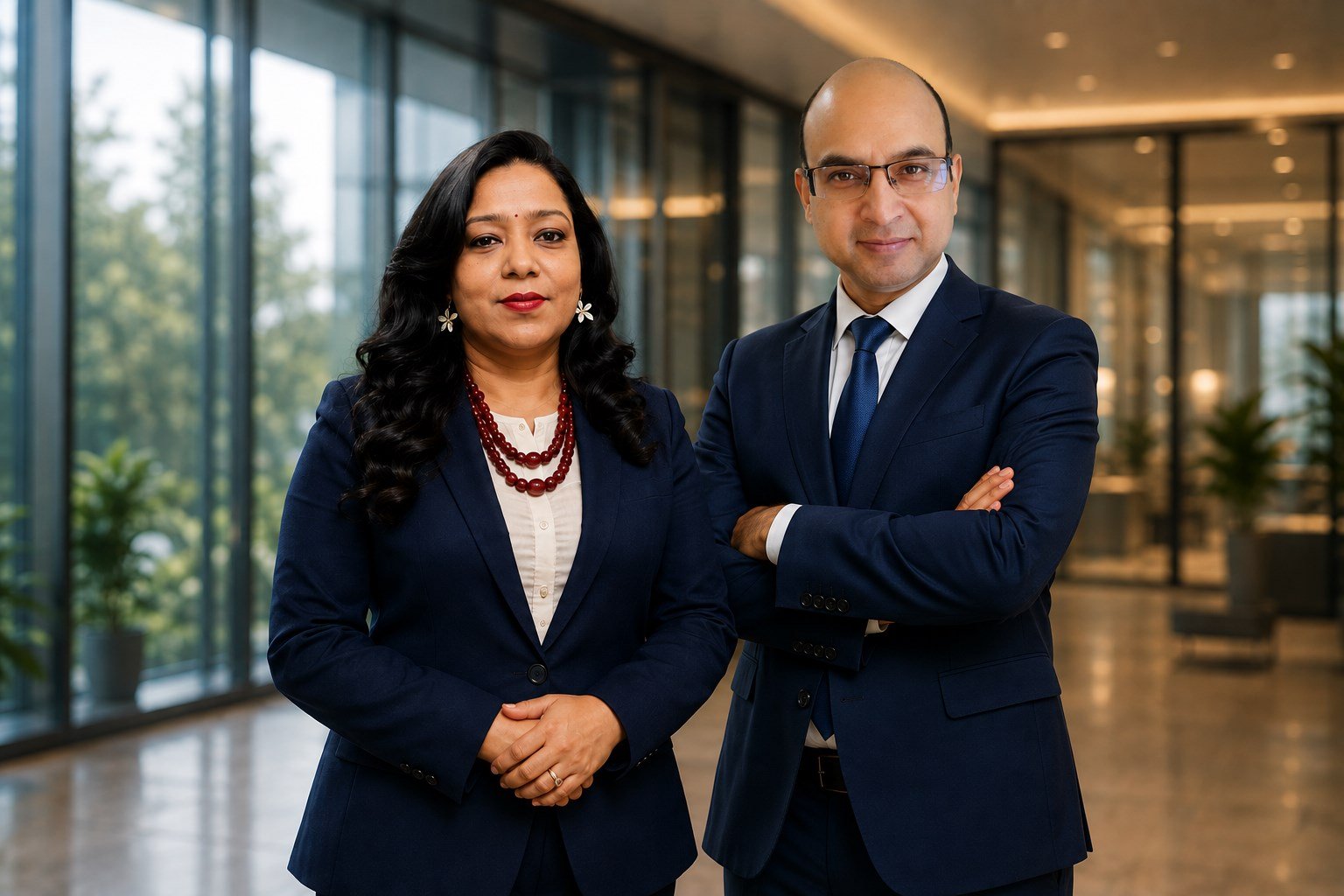 Dr. Saraswathi Bhasin and Anirban Banerjee, founders of Align and Transform Academy